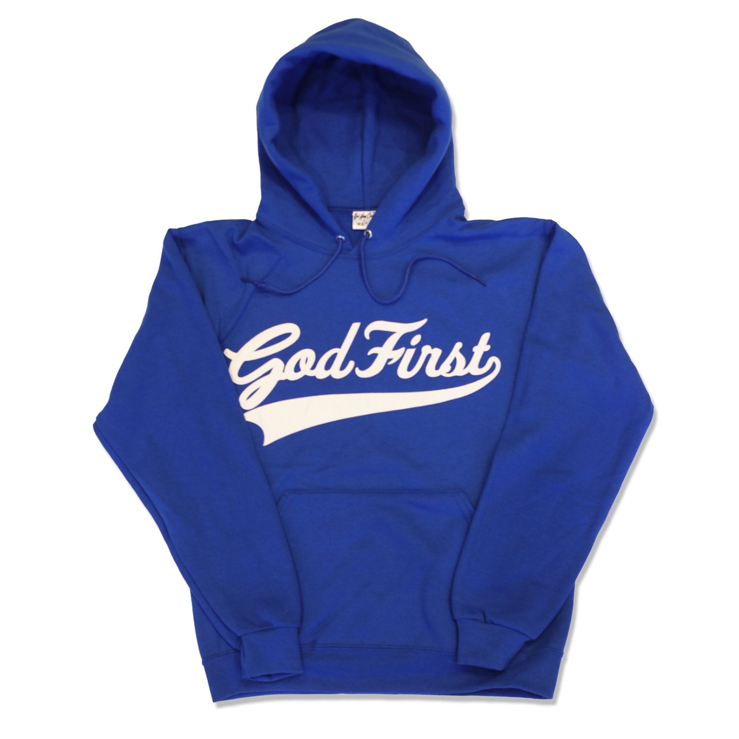 GOD FIRST SWEATSHIRT BLUE